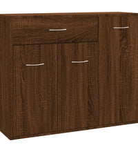 Sideboard Braun Eichen-Optik 88x30x70 cm Holzwerkstoff