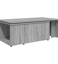 Couchtisch Grau Sonoma 150x50x35 cm Holzwerkstoff