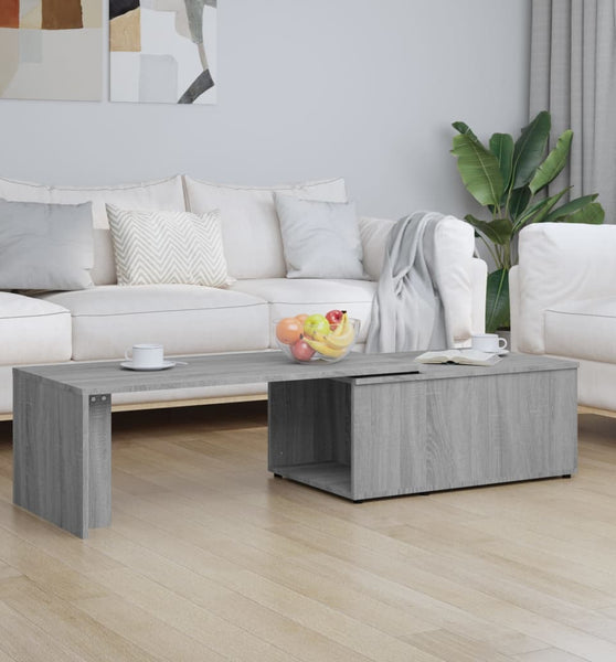 Couchtisch Grau Sonoma 150x50x35 cm Holzwerkstoff