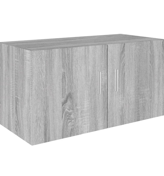 Wandschrank Grau Sonoma 80x39x40 cm Holzwerkstoff