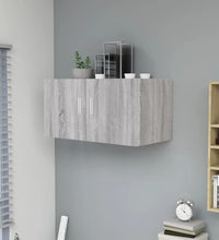 Wandschrank Grau Sonoma 80x39x40 cm Holzwerkstoff