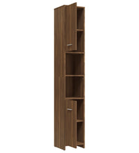 Badezimmerschrank Braun Eichen-Optik 30x30x183,5 cm