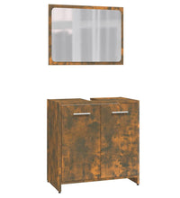 Badmöbel-Set Räuchereiche Holzwerkstoff