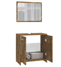 Badmöbel-Set Räuchereiche Holzwerkstoff