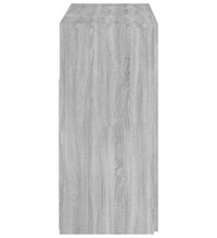 Sideboard mit LED-Beleuchtung Grau Sonoma 115,5x30x75 cm
