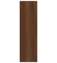 Wandregal Braun Eichen-Optik 75x16x55 cm Holzwerkstoff