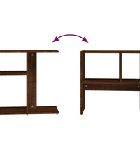 Beistelltisch Braun Eichen-Optik 50x30x50 cm Holzwerkstoff
