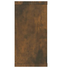 Wandregale 2 Stk. Räuchereiche 100x15x30 cm Holzwerkstoff