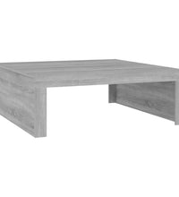 Couchtisch Grau Sonoma 100x100x35 cm Holzwerkstoff