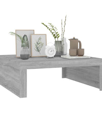 Couchtisch Grau Sonoma 100x100x35 cm Holzwerkstoff