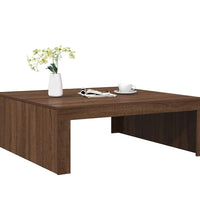 Couchtisch Braun Eichen-Optik 100x100x35 cm Holzwerkstoff