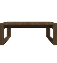 Couchtisch Braun Eichen-Optik 100x100x35 cm Holzwerkstoff