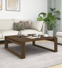 Couchtisch Braun Eichen-Optik 100x100x35 cm Holzwerkstoff