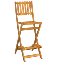 Garten-Barhocker 2 Stk. Klappbar Massivholz Akazie