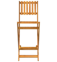 Garten-Barhocker 2 Stk. Klappbar Massivholz Akazie