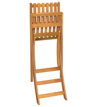 Garten-Barhocker 2 Stk. Klappbar Massivholz Akazie