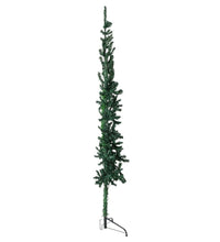Künstlicher Halb-Weihnachtsbaum mit Ständer Schlank Grün 150 cm