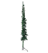 Künstlicher Halb-Weihnachtsbaum mit Ständer Schlank Grün 210 cm