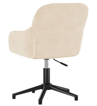 Esszimmerstühle 2 Stk. Drehbar Creme Samt