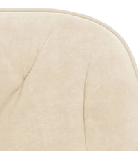 Esszimmerstühle 2 Stk. Drehbar Creme Samt