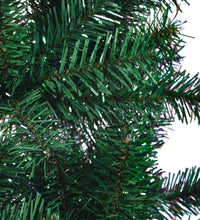 Künstlicher Weihnachtsbaum Schillernde Spitzen Grün 210 cm PVC