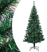 Künstlicher Weihnachtsbaum Schillernde Spitzen Grün 240 cm PVC