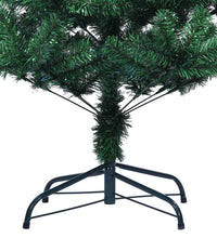 Künstlicher Weihnachtsbaum Schillernde Spitzen Grün 240 cm PVC