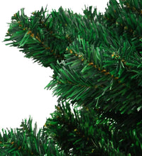 Spiral-Weihnachtsbaum mit Beleuchtung und Topf Grün 120 cm