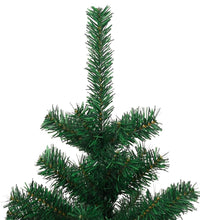 Spiral-Weihnachtsbaum mit Beleuchtung und Ständer Grün 180 cm