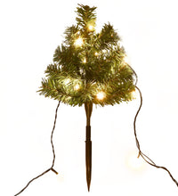 Wegbeleuchtung Weihnachtsbäume 6 Stk. Warmweiße LEDs 45 cm PVC