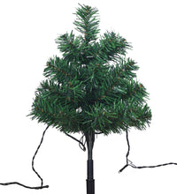 Wegbeleuchtung Weihnachtsbäume 6 Stk. Warmweiße LEDs 45 cm PVC