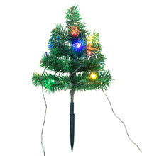 Wegbeleuchtung Weihnachtsbäume 6 Stk. Mehrfarbig LEDs 45 cm PVC