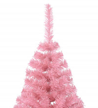 Künstlicher Halb-Weihnachtsbaum mit Ständer Rosa 240 cm PVC