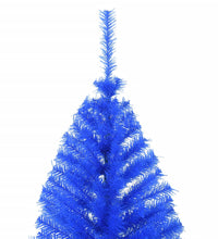 Künstlicher Halb-Weihnachtsbaum mit Ständer Blau 180 cm PVC