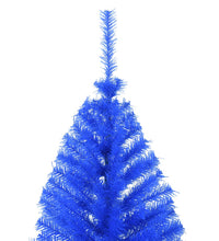 Künstlicher Halb-Weihnachtsbaum mit Ständer Blau 210 cm PVC