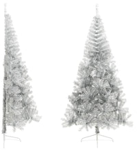 Künstlicher Weihnachtsbaum mit Ständer Silber 240 cm PET