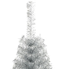 Künstlicher Weihnachtsbaum mit Ständer Silber 240 cm PET