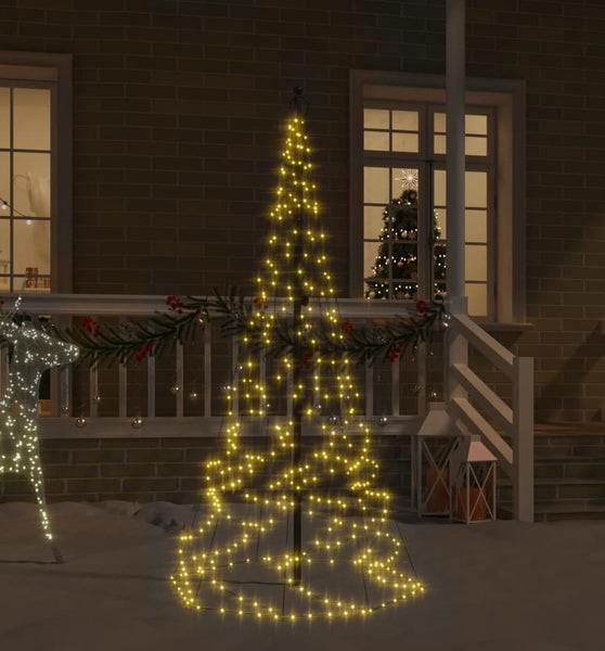 LED-Weihnachtsbaum Warmweiß 200 LEDs 180 cm