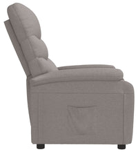 Relaxsessel Taupe Stoff