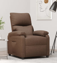 Relaxsessel Braun Stoff