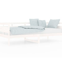 Tagesbett Weiß Massivholz Kiefer 90x200 cm