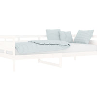 Tagesbett Weiß Massivholz Kiefer 90x200 cm