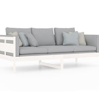 Tagesbett Weiß Massivholz Kiefer 90x200 cm