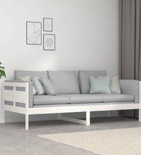 Tagesbett Weiß Massivholz Kiefer 90x200 cm