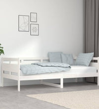 Tagesbett Weiß Massivholz Kiefer 90x200 cm