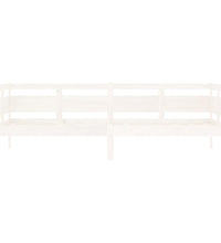 Tagesbett Weiß Massivholz Kiefer 80x200 cm