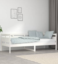 Tagesbett Weiß Massivholz Kiefer 80x200 cm