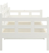 Tagesbett Weiß Massivholz Kiefer 80x200 cm