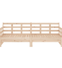 Tagesbett Ausziehbar Massivholz Kiefer 2x(90x190) cm
