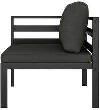 7-tlg. Garten-Lounge-Set mit Kissen Aluminium Anthrazit